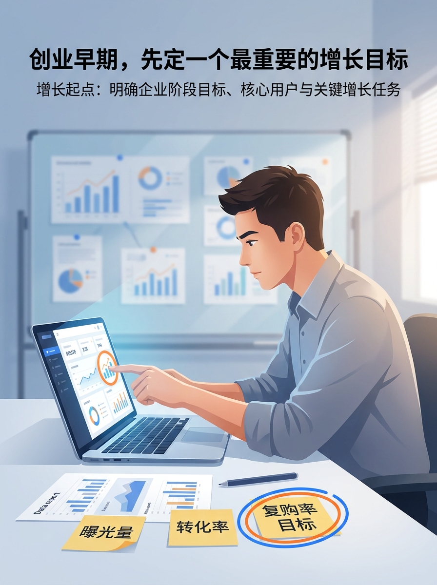 创业早期，先定一个最重要的增长目标