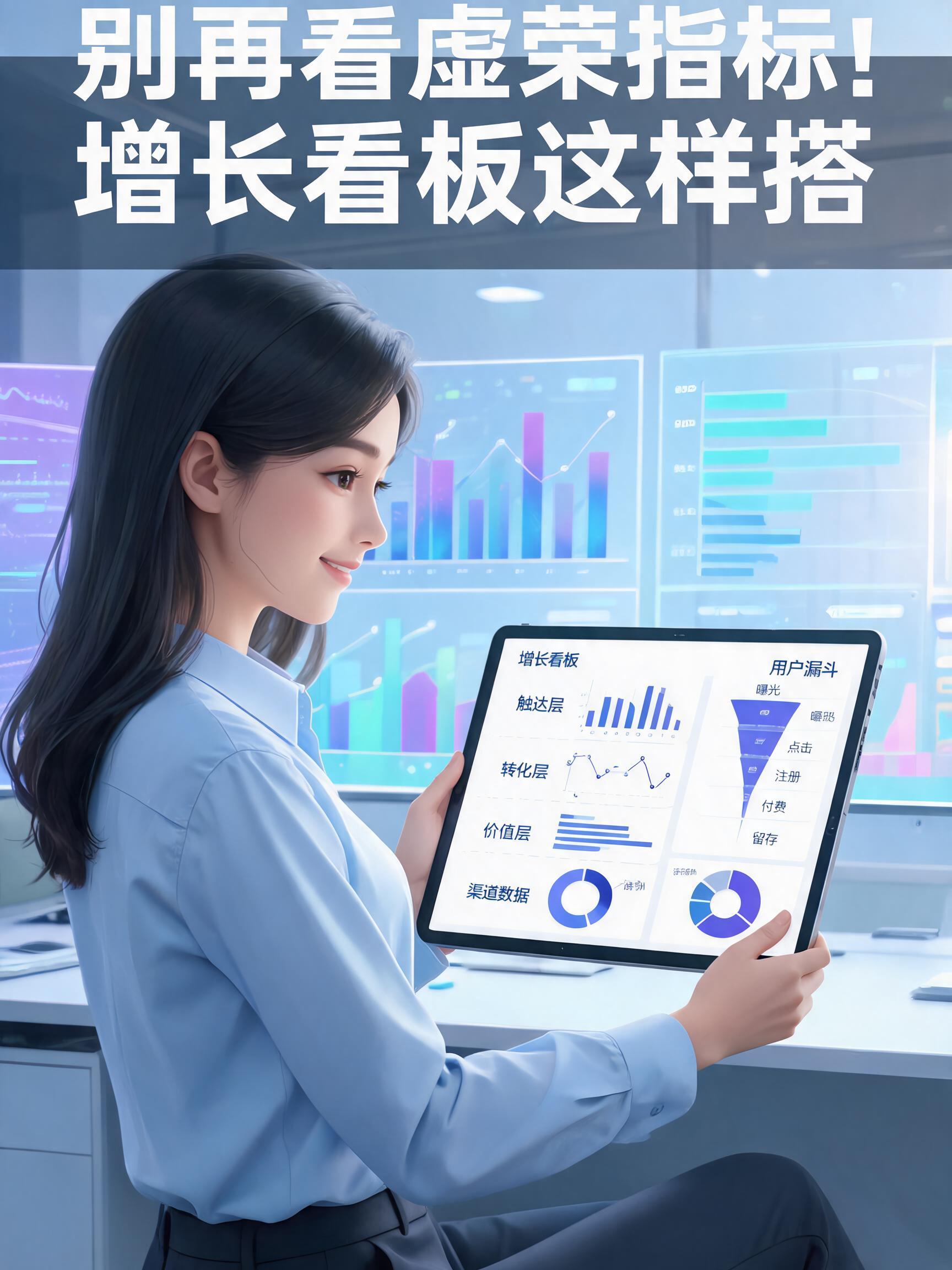别再看虚荣指标！增长看板这样搭