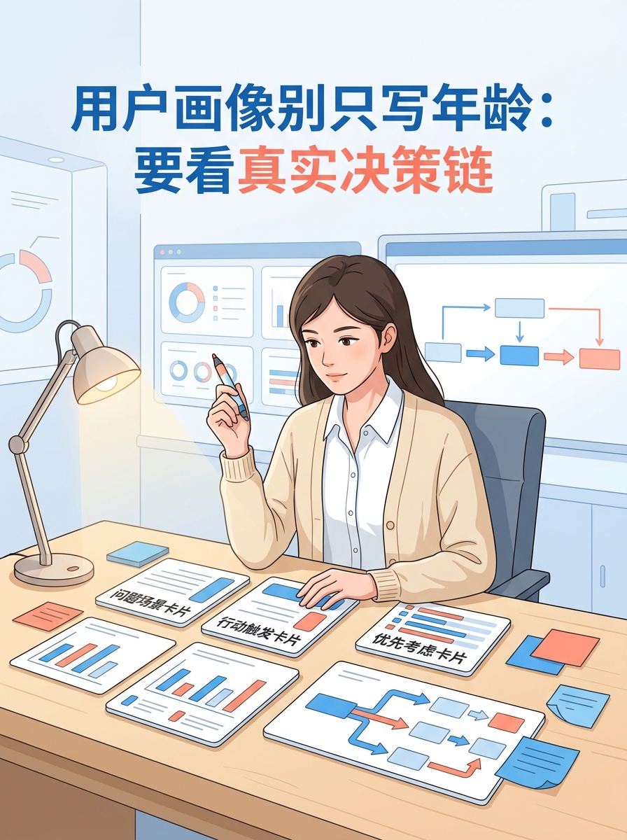 用户画像别只写年龄：要看真实决策链