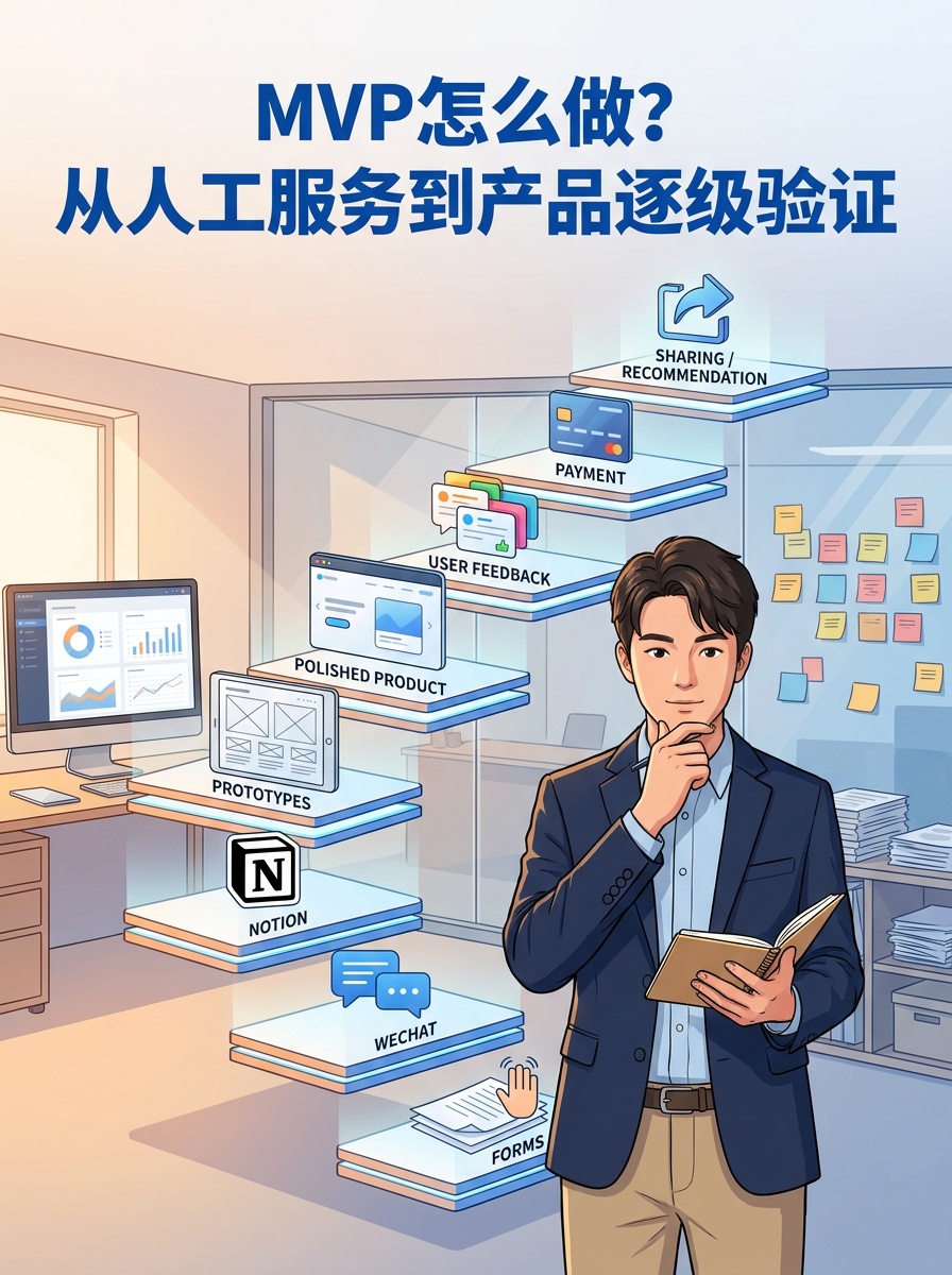 MVP怎么做？从人工服务到产品逐级验证