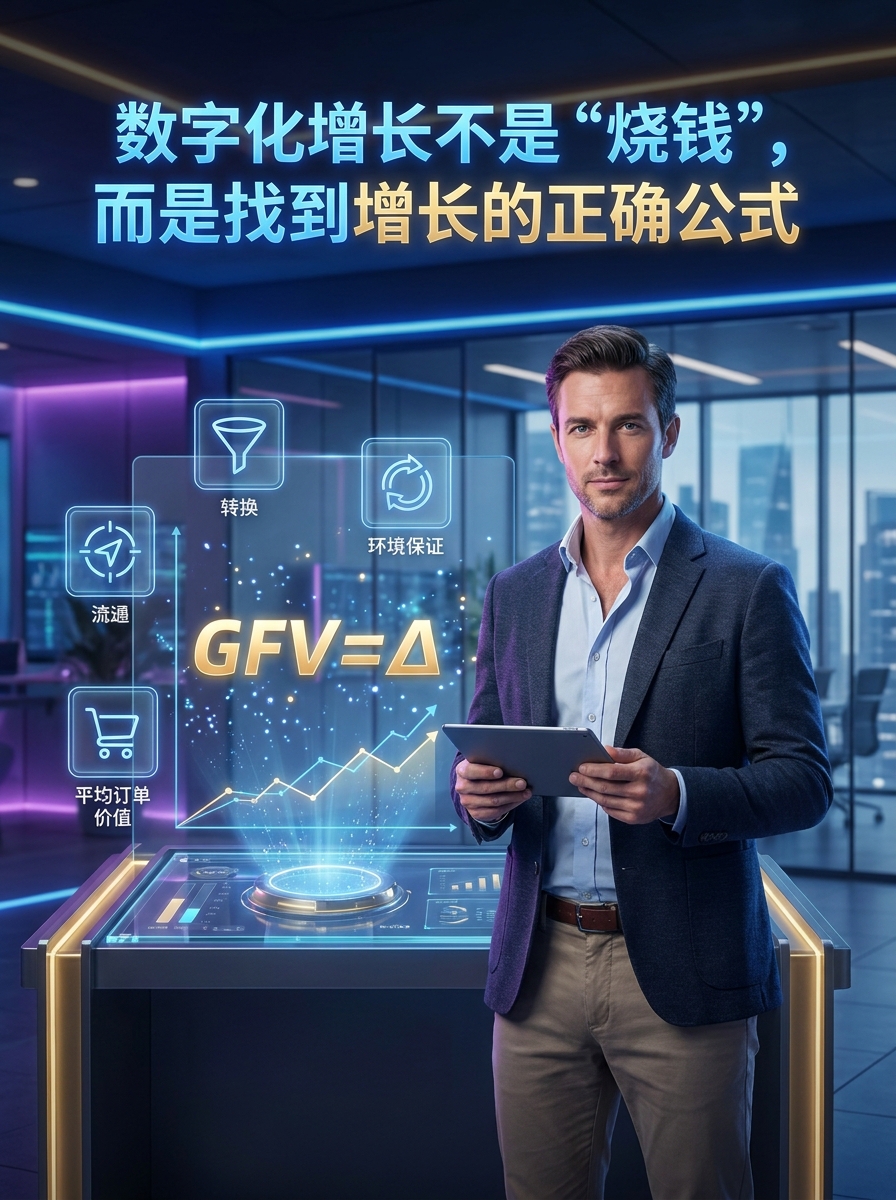 数字化增长不是“烧钱”，而是找到增长的正确公式