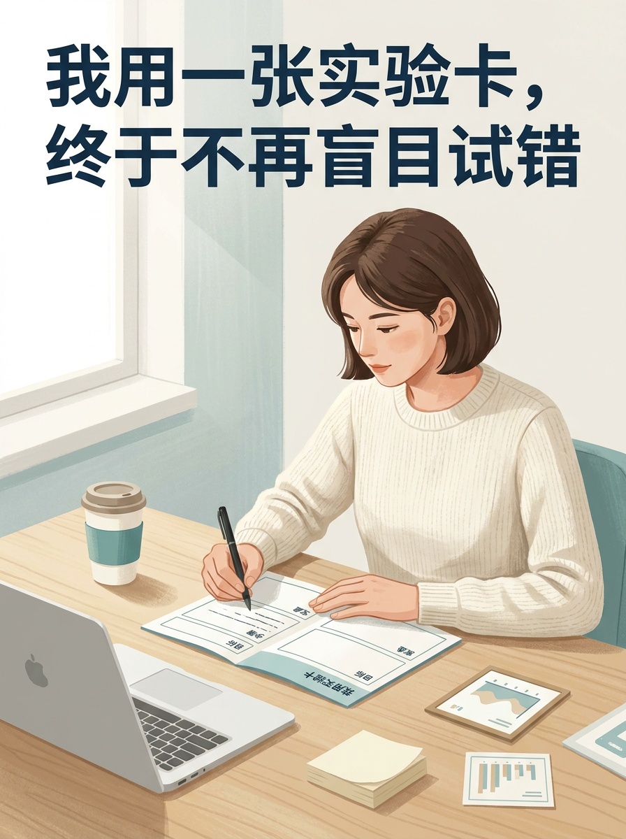 我用一张实验卡，终于不再盲目试错