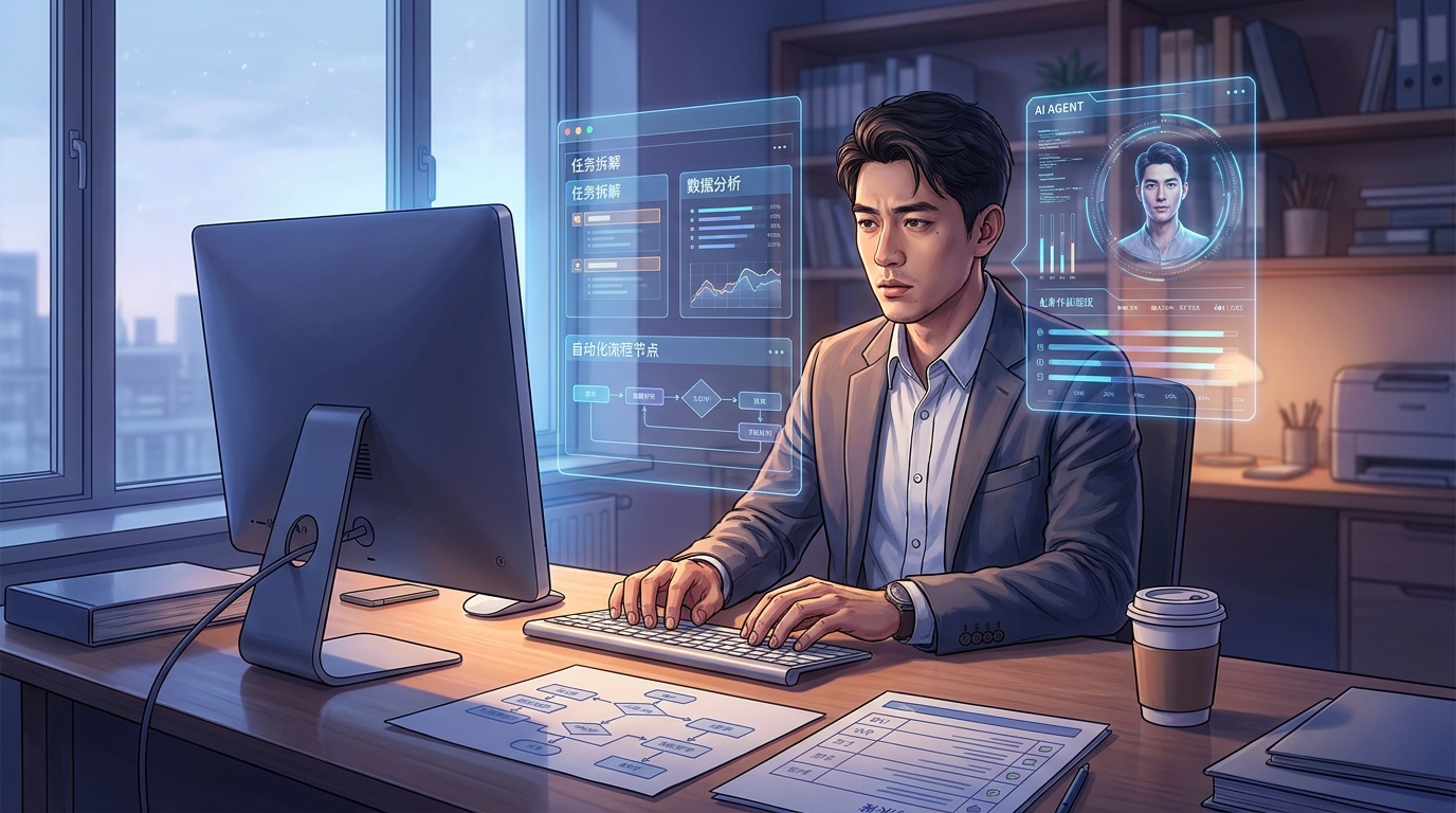 人和AI协作完成工作流程
