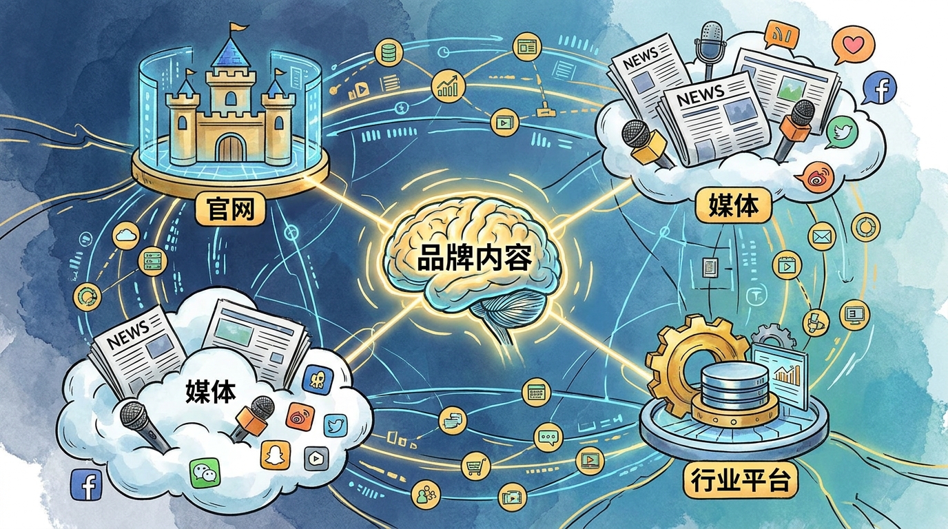 品牌内容在官网、媒体与行业平台形成信息网络