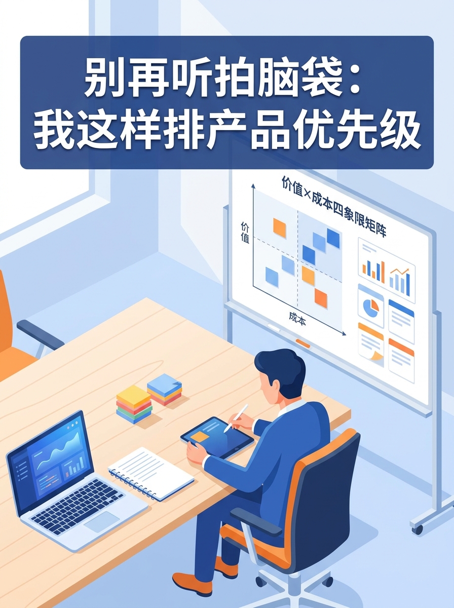 别再听拍脑袋：我这样排产品优先级