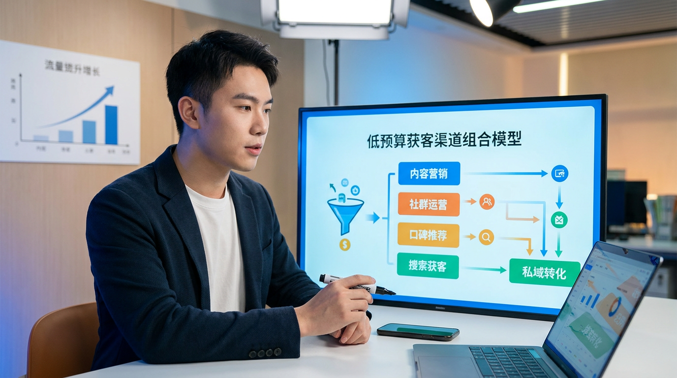 低预算获客的渠道组合模型