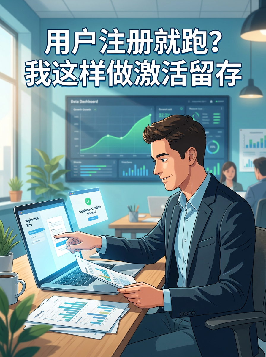 用户注册就跑？我这样做激活留存