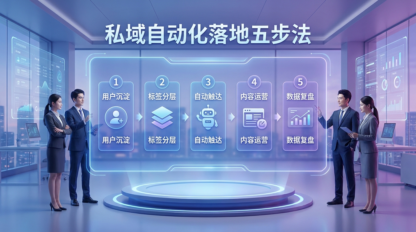 私域自动化落地五步法