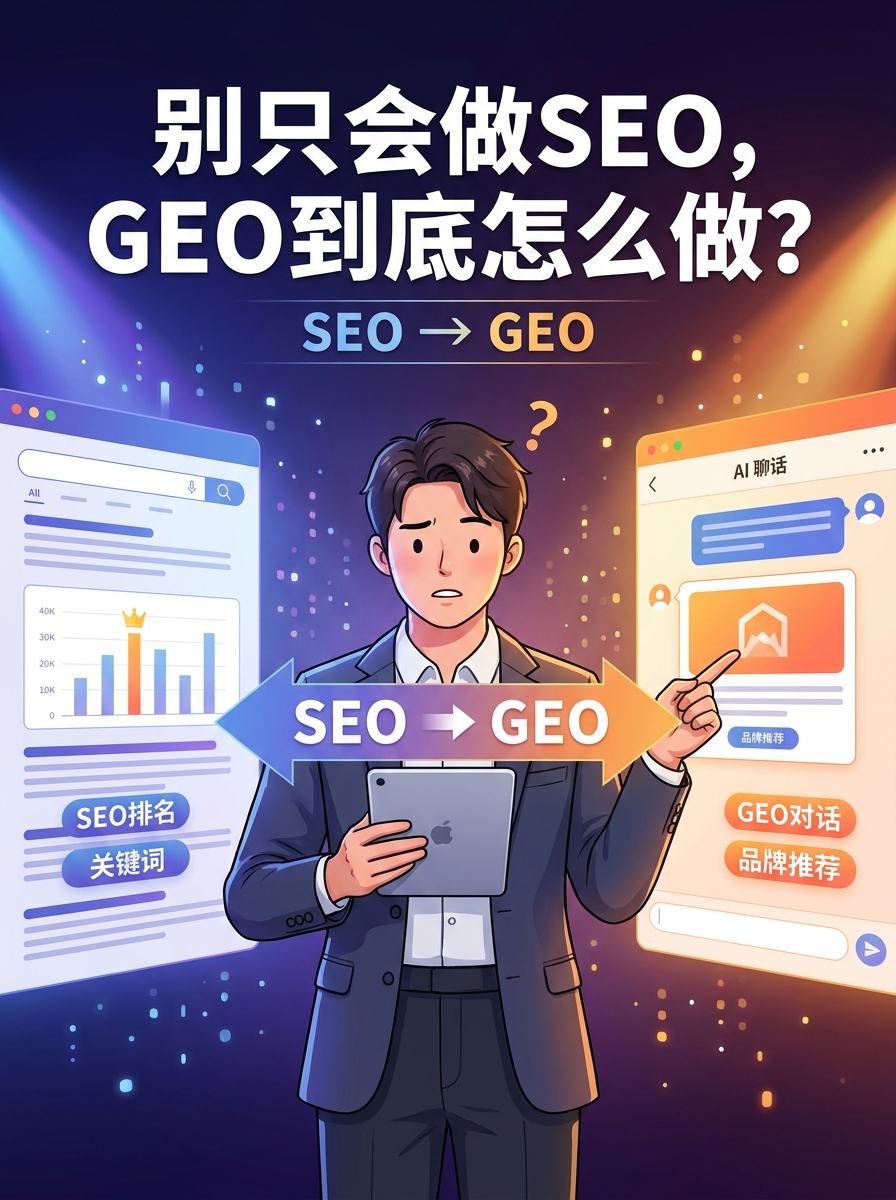 别只会做SEO，GEO到底怎么做？
