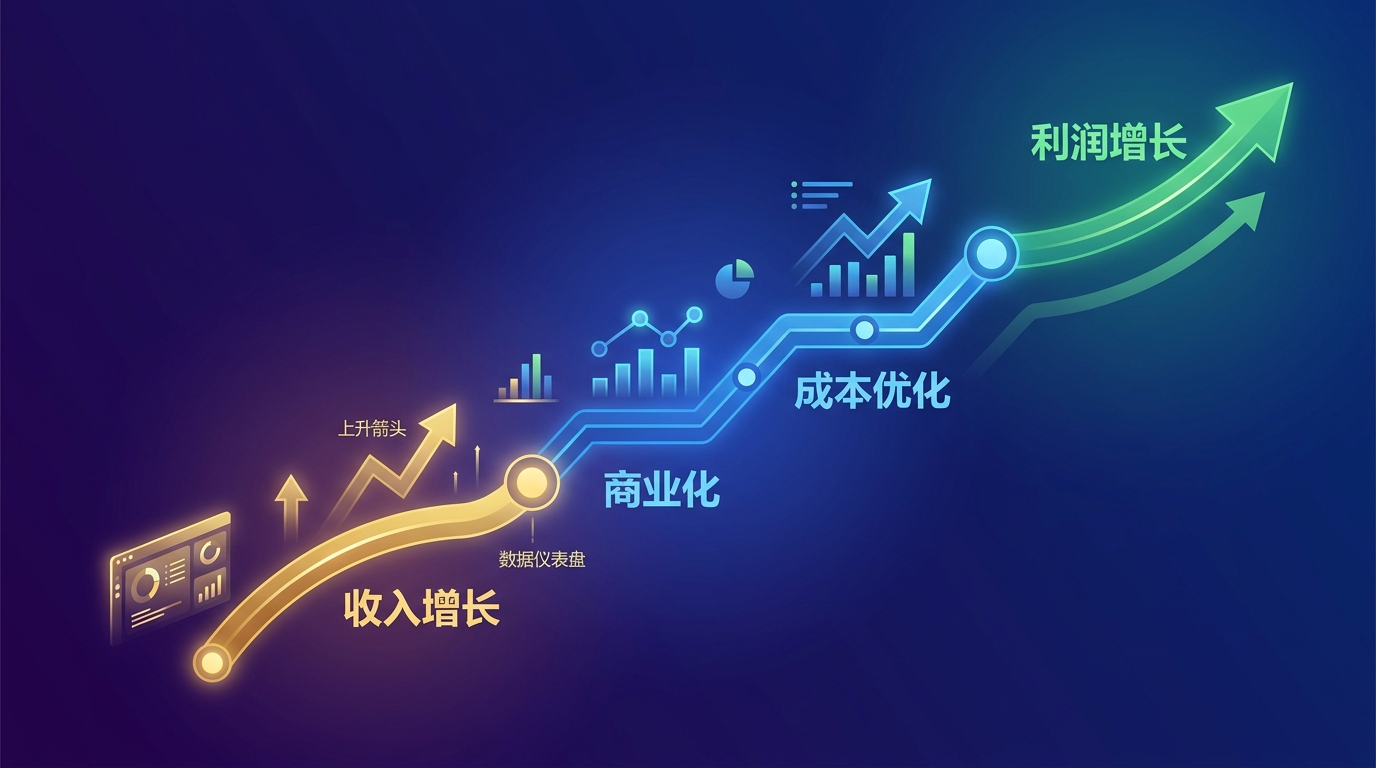 从收入增长到利润增长的商业化路径图