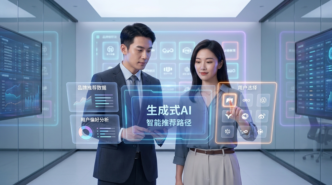 企业通过生成式AI获得品牌推荐与用户选择
