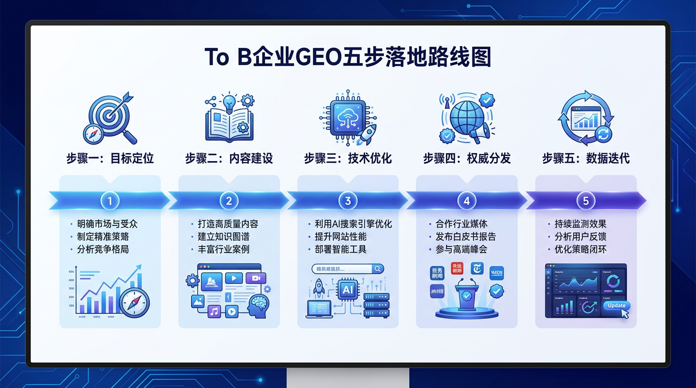 To B企业GEO五步落地路线图