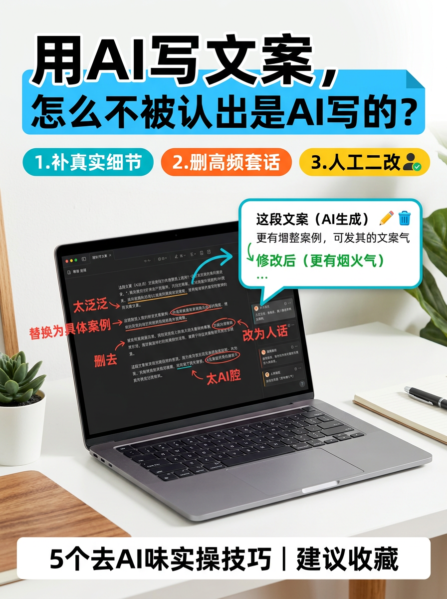 用AI写文案，怎么不被认出是AI写的