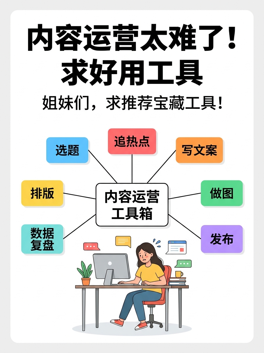 内容运营太难了！有没有好用的工具呀