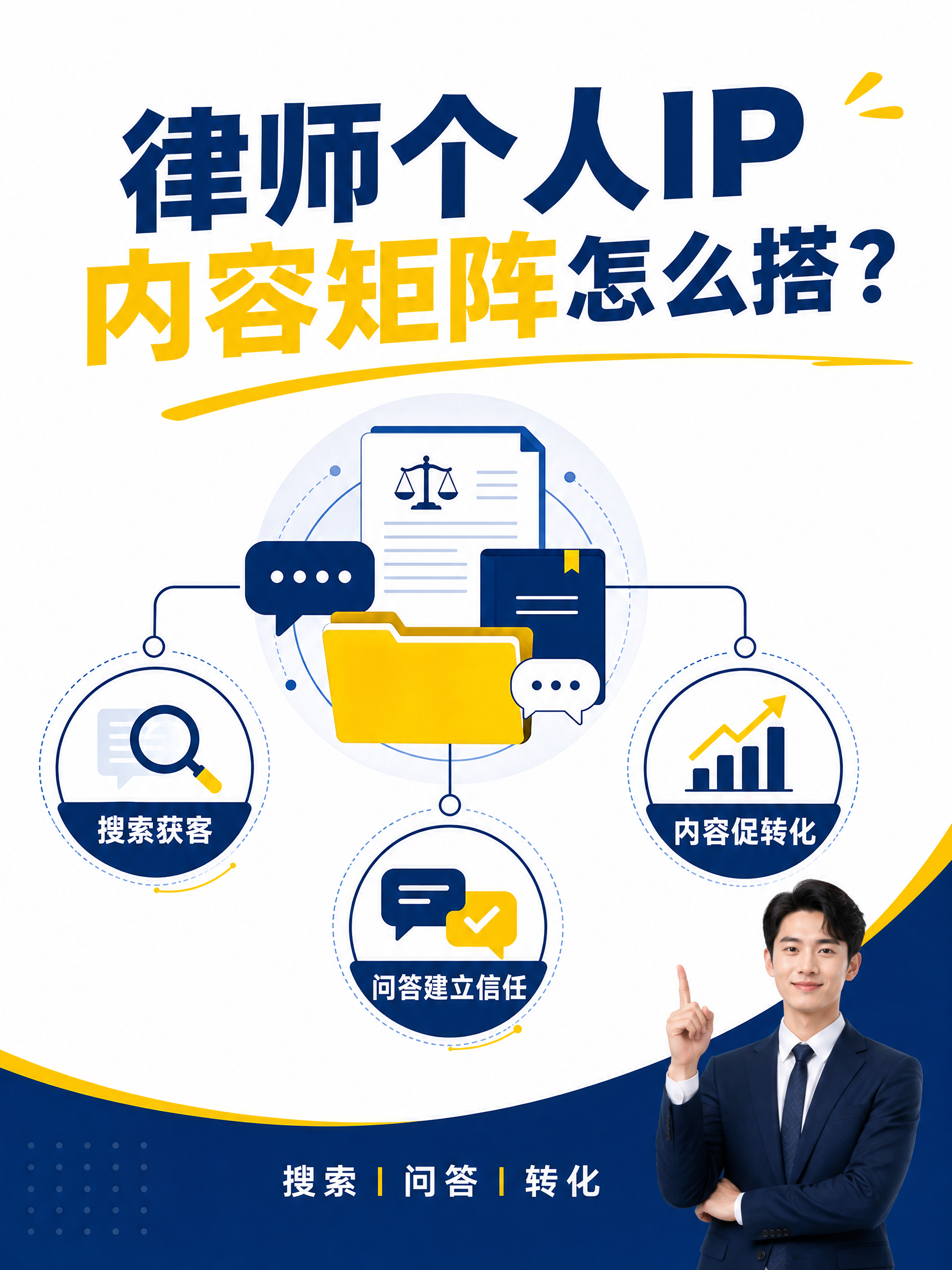 律师个人IP内容矩阵怎么搭？转化实战方法