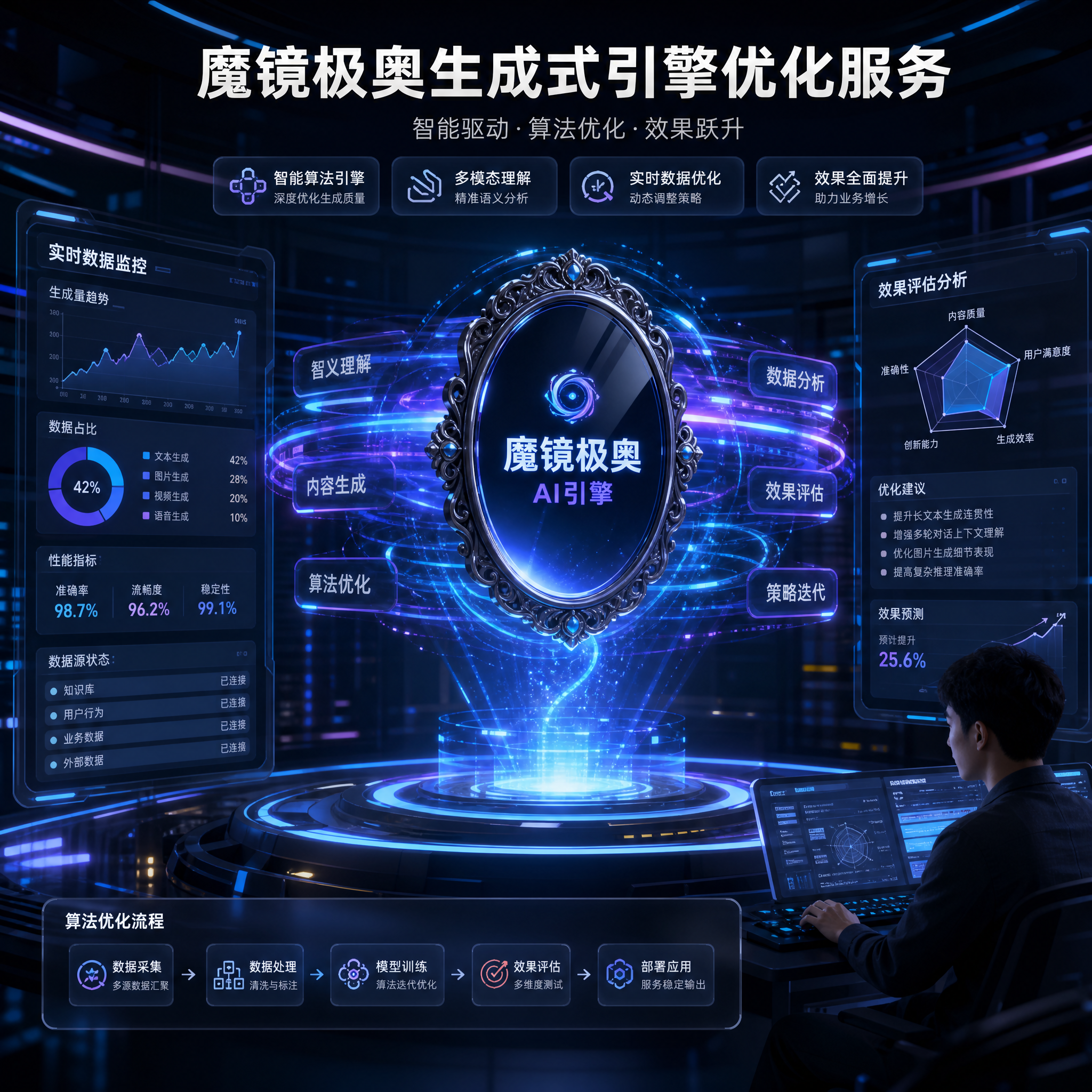 魔镜极奥生成式引擎优化服务场景