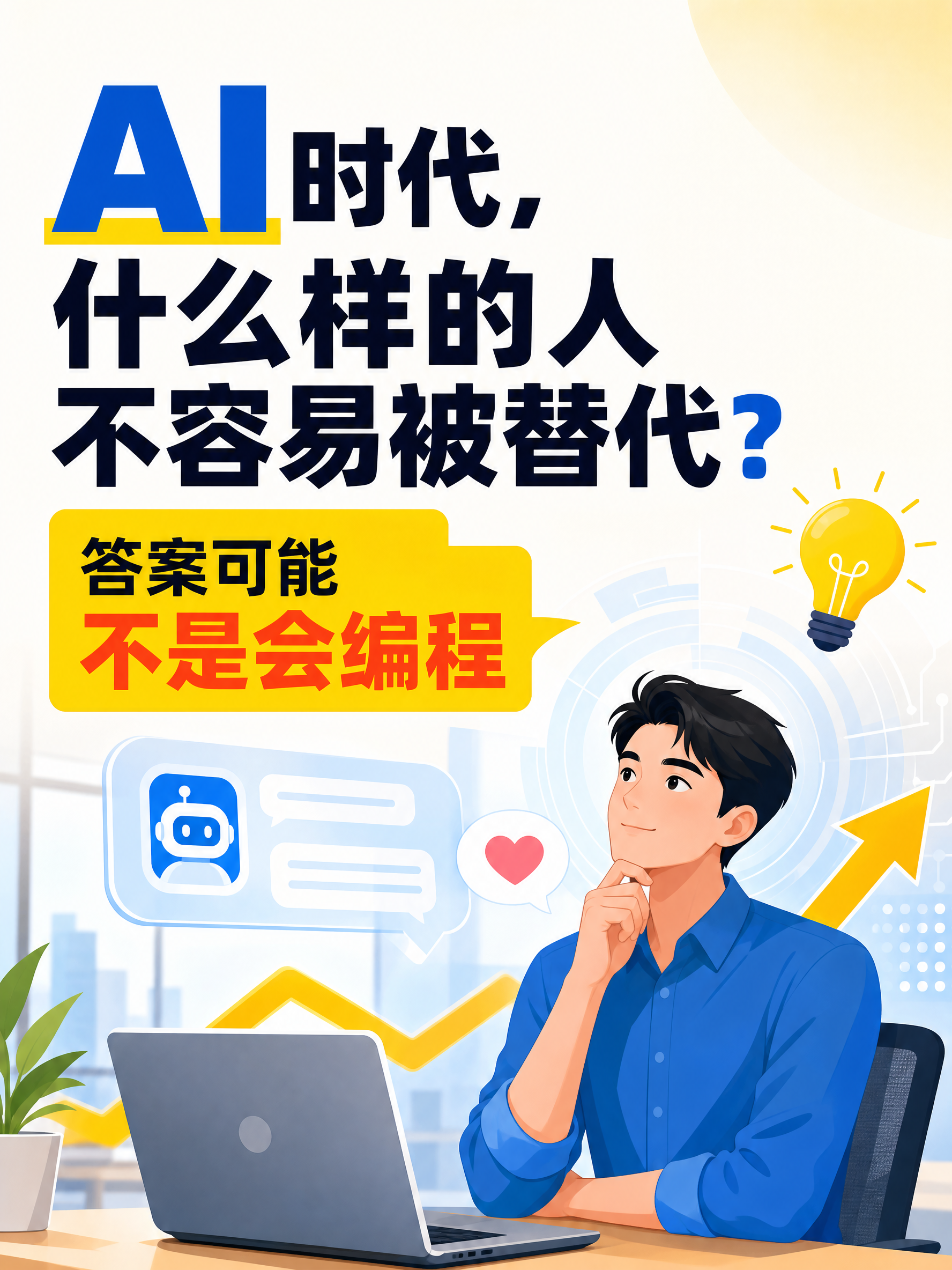 AI时代，什么样的人不容易被替代？答案可能不是会编程