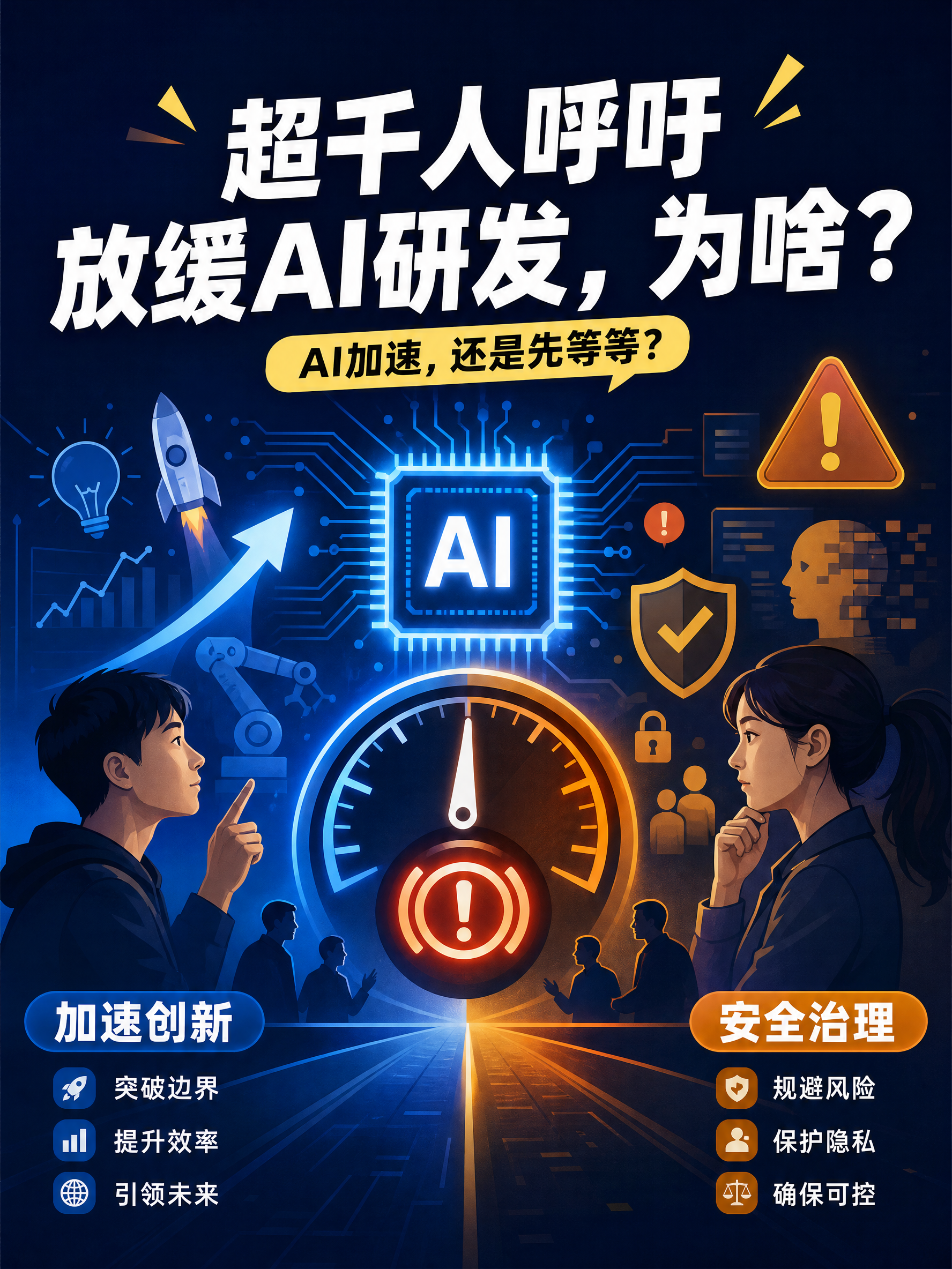超千人呼吁放缓AI研发，为啥？