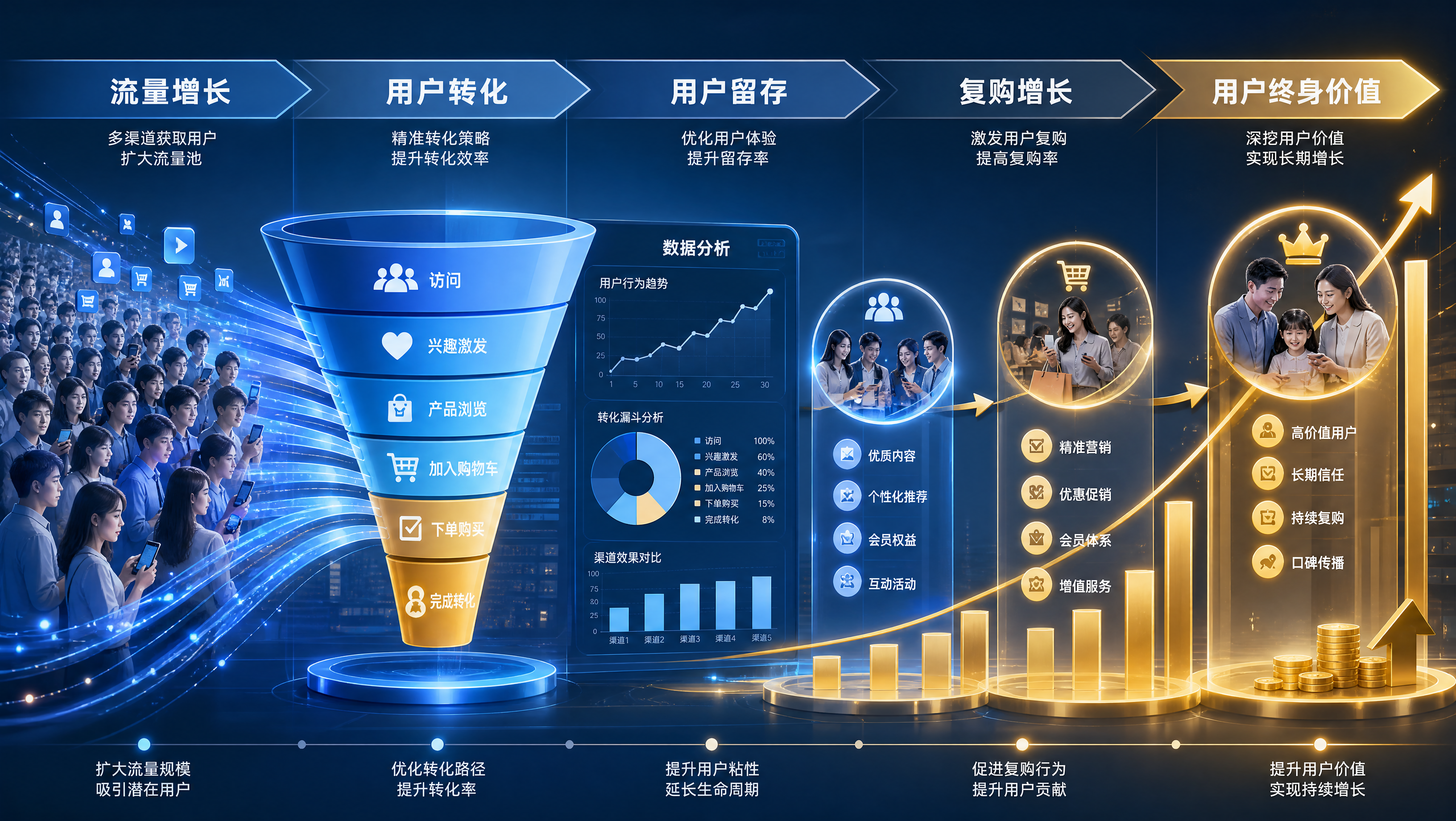 从流量增长到用户终身价值增长的商业化路径