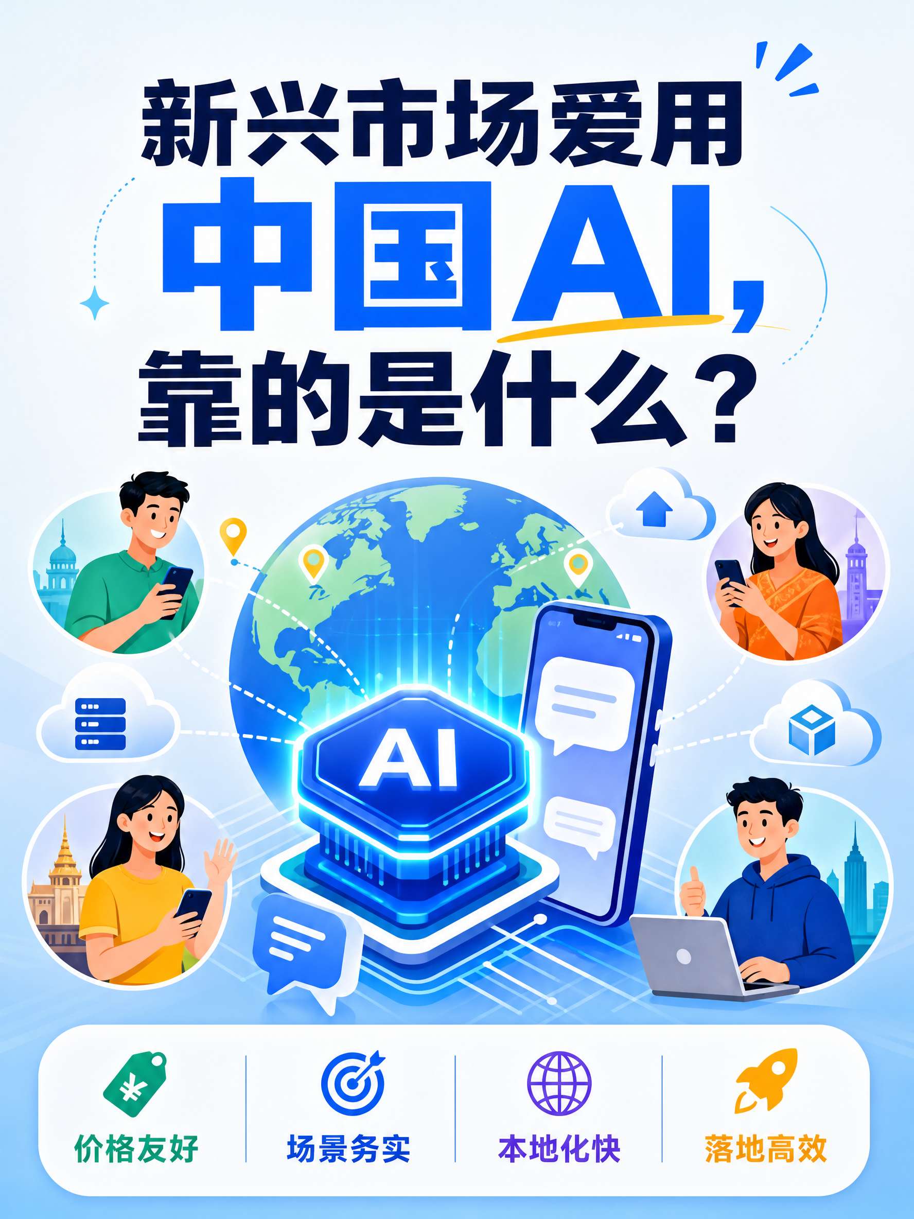 新兴市场爱用中国AI，靠的是什么？