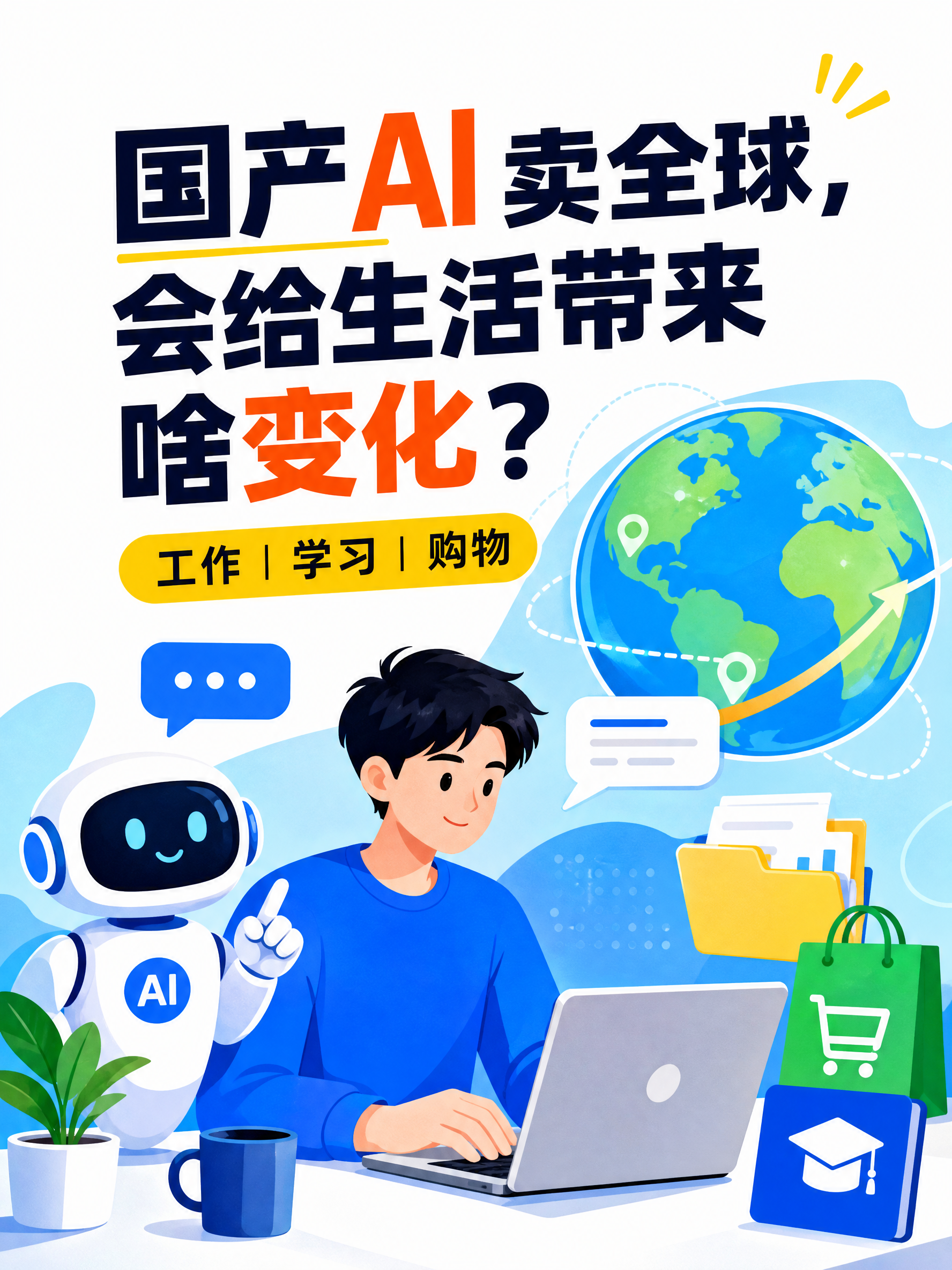 国产AI卖全球，会给生活带来啥变化？